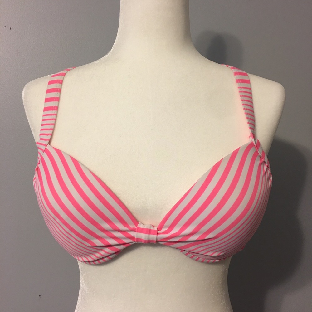 COLLECTIONS by CATALINA Bikini Swim Top Push-up LG